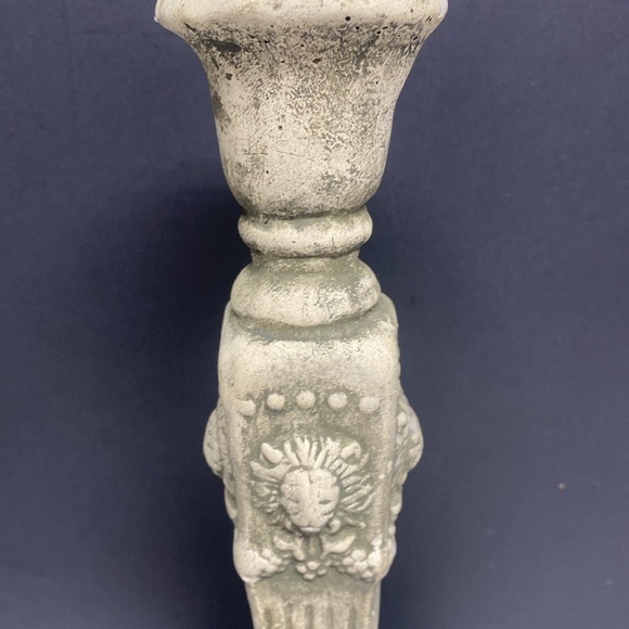 Giannini Plaster Molded Lion Candle Sticks Set of Two - Picture 10 of 16